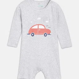 Broon Infant Boys Printed Cotton Romper image 1