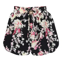 SWEET ANGEL Girls Floral Printed Loose Fit High-Rise Outdoor Hot Pants Shorts-picture-15