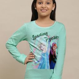 Kids Ville Girls Printed Pure Cotton Tshirt-picture-6