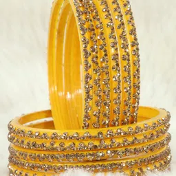 LAVAZZA Set Of 12 Glass Bangles-picture-38