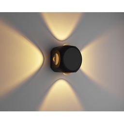 SPARK WORLD Black & Yellow Square Shaped Metal Outdoor Lamp-picture-38
