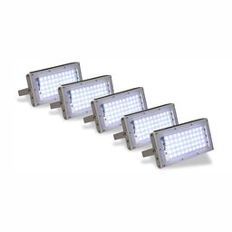 SPARK WORLD 5 Pieces White  Textured Outdoor Lamps-picture-27