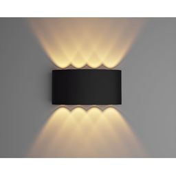 SPARK WORLD Black & Yellow Textured 3 Way Outdoor Lamp-picture-31