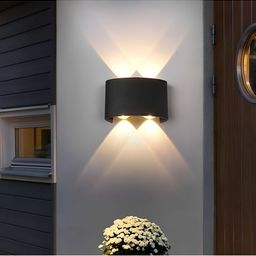 SPARK WORLD Black Textured Outdoor Lamps-picture-16
