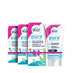 Veet Set Of 3 Pure Hair Removal Cream for Sensitive Skin- 50g Each-picture-21