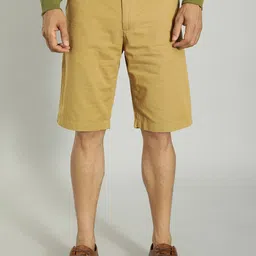 Indian Terrain Men Mid Rise Pure Cotton Shorts-picture-11