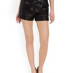 Ashtag Women Black Outdoor Shorts-picture-10