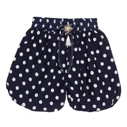 SWEET ANGEL Girls Printed Loose Fit High-Rise Cotton Shorts-picture-14