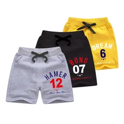 BAESD Pack Of 3 Boys Graphic Printed Pure Cotton Shorts-picture-26