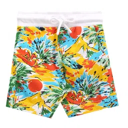 U.S. Polo Assn. Kids Boys Abstract Printed Pure Cotton Shorts-picture-18