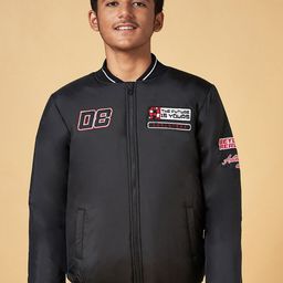 Coolsters by Pantaloons Boys Mock Collar Bomber Jacket-picture-29