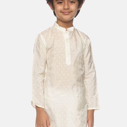 Sethukrishna Boys Cream-Coloured Kurta-picture-37