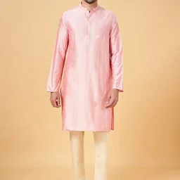 indus route by Pantaloons Floral Embroidered Thread Work Regular Kurta-image-89