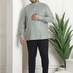 SOJANYA PLUS Geometric Embroidered Pure Cotton Kurta-picture-24
