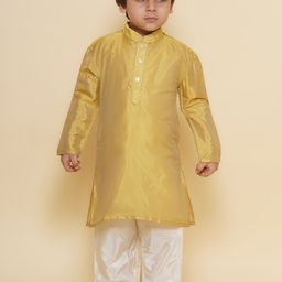 Sethukrishna Boys Mandarin Collar Kurta-picture-3
