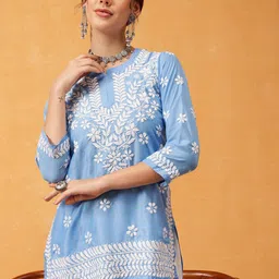 ada ADAWomen Ethnic Motifs Embroidered Thread WorkKurti-picture-13