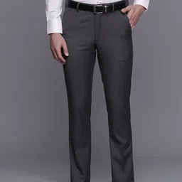 Louis Philippe Men Slim Fit Formal Trousers-picture-19