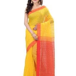 DESH BIDESH Woven Design Sequinned Handloom Taant Saree-picture-41