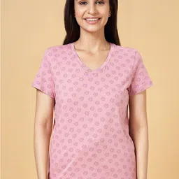 Dreamz by Pantaloons V-Neck Print Cotton Top-image-78