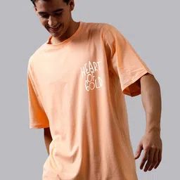 Mad Over Print Typography Printed Drop-Shoulder Sleeves Cotton Oversized T-shirt-picture-38