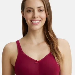 Jockey Wirefree Non Padded Cotton Full Coverage Solid Moulded Everyday Bra-FE41-picture-15