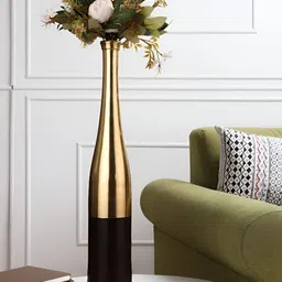 Decor de Maison Brown & Red Metal Flower Vase-picture-35
