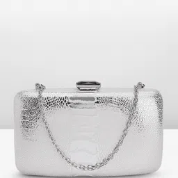 Lino Perros Snake Skin Textured Box Clutch-picture-32