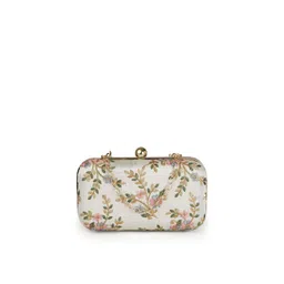 gaura pakhi Embroidered Box Clutch image 1
