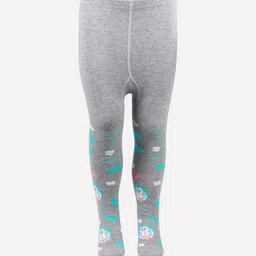 Bonjour Girls Grey Doraemon Printed Anti-Odour Tights-image-90