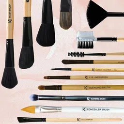 KINDED Natural Wooden Concealer Makeup Brush image 3