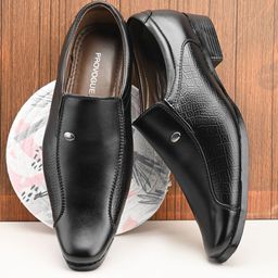 Provogue Men Textured Formal Slip On Shoes-picture-15