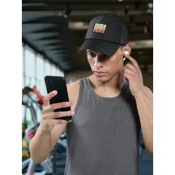 Puma Unisex Black Embroidered Snapback Cap-picture-36