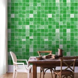 Jaamso Royals Green Self Adhesive Waterproof Wall Sticker-image-14