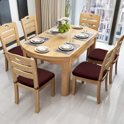 Brown Solid Microfiber 6 Seater Chair Pad Cover-image-18