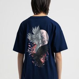 MISCHIEF MONKEY Graphic Printed Drop-Shoulder Sleeves Pure Cotton T-shirt-picture-34
