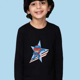 NUSYL Boys Graphic Printed Cotton T-shirt-picture-38