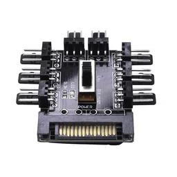Tishri 8 Port SATA to 3 Pin Fan Splitter image 3