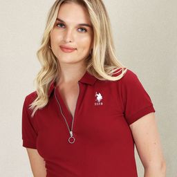 U.S. Polo Assn. Women Polo Cotton Regular Fit T-shirt-picture-30