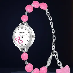 Mikado Women Bracelet Style Straps Analogue Watch Pink Wom-picture-35