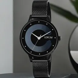 LOREM Women Embellished Stainless Steel Bracelet Style Straps Analogue Watch LR354-image-24