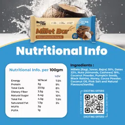 Beyond Food Millet Bar - Coco Nutty Cocoa (Pack of 9) image 3