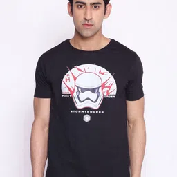 Star Wars by Wear Your Mind Men Black Graphic Printed T-shirt-picture-28