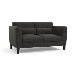 urban ladder create Lewis 2 Seater Fabric Sofa in Graphite Grey Colour-picture-23