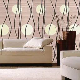 Jaamso Royals Brown & Black Self Adhesive & Waterproof Wallpaper-image-24