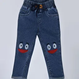 F2M Girls Slim Fit High-Rise Clean Look Light Fade Embroidered Stretchable Jeans-image-10