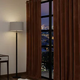 stoa paris Stao Paris Date Night Velvet Caramel Caress Long Door Curtain-picture-14