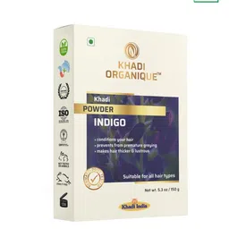 Khadi Organique Hair Color For Premature Greying - 150g - Indigo-image-71