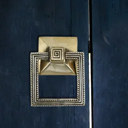 Imli Street Gold-Toned Textured Brass Door Knocker-image-12