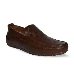 Buckaroo Men Textured Leather Loafers-image-83