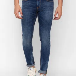 SPYKAR Men Blue Skinny Fit Low-Rise Heavy Fade Jeans-picture-40